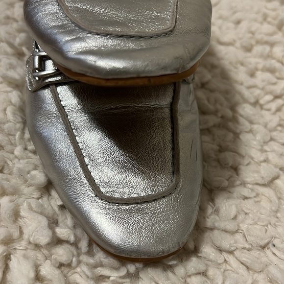 Silver metallic BP mules - Picture 4 of 6